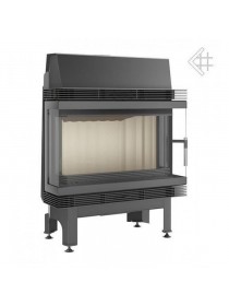 Каминная топка Kratki Blanka 670/570/LP/BS (угловое стекло слева-справа)