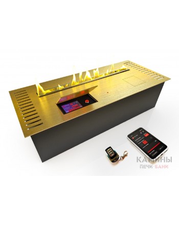 Автоматический биокамин ZeFire М 700 латунный с ДУ (ZeFire)