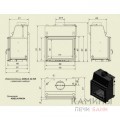Каминная топка Kratki Amelia/PW/30/W Каминная топка Kratki Amelia/PW/30/W