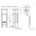 Чугунная печь камин Jotul F 371 HT Advance Чугунная печь камин Jotul F 371 HT Advance