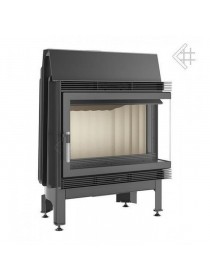 Каминная топка Kratki Blanka/670/570/P/BS (угловое стекло справа)