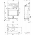Каминная топка Defro Home Impuls S G OPTI Каминная топка Defro Home Impuls S G OPTI