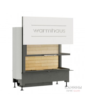 Каминная топка с правым угловым стеклом KANT R 100/57h