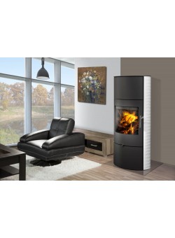 Печь-камин Romotop SONE 01 AKUM керамика с рельефной структурой