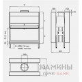 Каминная топка KFD Linea DF V 1190 4.0 Каминная топка KFD Linea DF V 1190 4.0