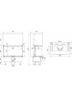 Каминная топка DEFRO HOME INTRA ME C G