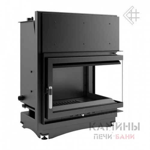 Каминная топка Kratki Oliwia/PW/BP/17/BS/W (угловое стекло справа, змеевик) Каминная топка Kratki Oliwia/PW/BP/17/BS/W (угловое стекло справа, змеевик)