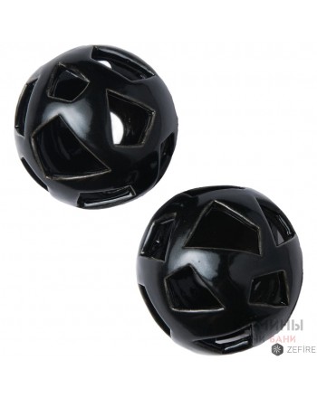 Шары черные с трапецевидными отверстиями 2 шт (ZeFire)