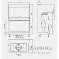 Каминная топка KFD Linea H 1180 4.0 Каминная топка KFD Linea H 1180 4.0