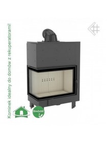 Каминная топка Kratki MBA/L/BS (угловое стекло слева)