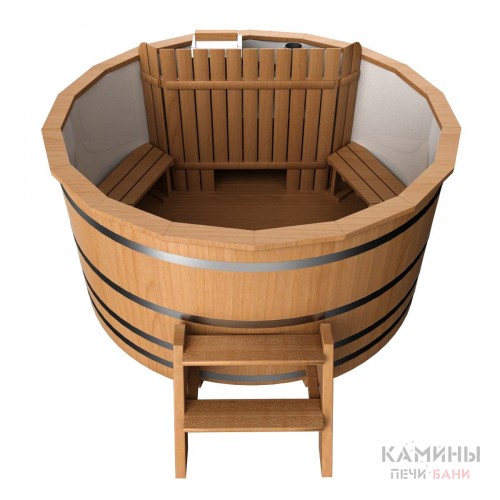 Офуро с пластиковой вставкой высота 1,2 метра Офуро с пластиковой вставкой высота 1,2 метра