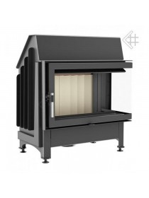 Каминная топка Kratki Zibi/P/BS (угловое стекло справа)