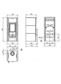 Печь камин La Nordica ASIA BII