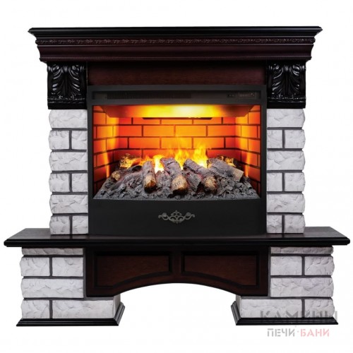 Электрокамин Country Lux Rock 25,5 AO c очагом FireStar 25,5 3D Электрокамин Country Lux Rock 25,5 AO c очагом FireStar 25,5 3D