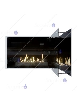 Биокамин Wall Street U Full Glass (SappFire)