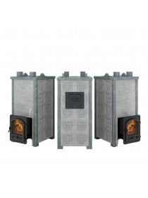 Комплект Эверест "Легкий пар Профи" Талькохлорит, Резная (3 стороны) S-50 мм