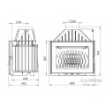 Каминная топка Invicta 700 Grand Angle volet