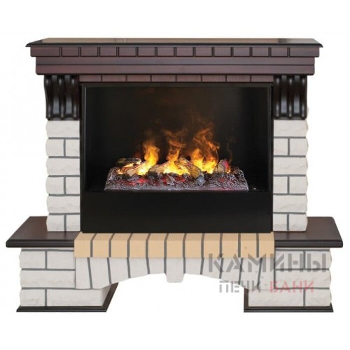 Электрокамин Country 26 AO с очагом 3D Cassette 630 + Black вставка Электрокамин Country 26 AO с очагом 3D Cassette 630 + Black вставка