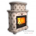 Изразцовый камин Прованс КимрПечь пристенный двухъярусный Роспись Изразцовый камин Прованс КимрПечь пристенный двухъярусный Роспись