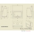 Каминная топка Kratki Oliwia/PW/22/G Каминная топка Kratki Oliwia/PW/22/G
