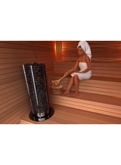 Печь для бани SAWO SAWO TOWER TH3-35Ni2-P (3,5 кВт, нержавейка), выносной пульт (встроенный блок мощности, пульт покупается отдельно)