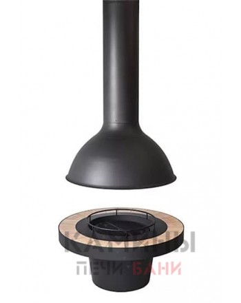 Островной камин LOFT - 01