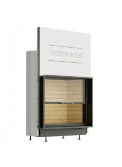 Каминная топка с прямым стеклом FLAT 100/80h