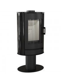 Печь-камин Kratki KOZA/AB/S/N/DR/KAFEL/CZARNY 