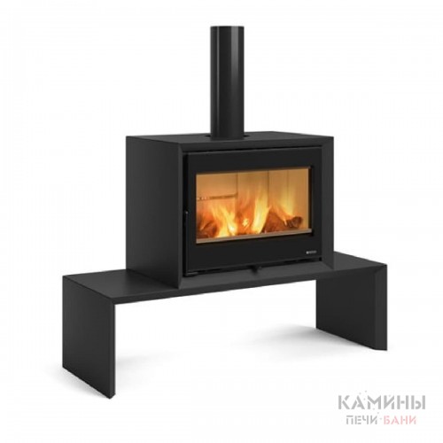 Печь камин La Nordica DANTE с широкой полкой для дров