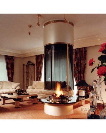 Центральный круглый камин CV016 Bloch Design