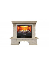 Электрокамин Rockland Lux 25,5 WT c очагом FireStar 25,5 3D