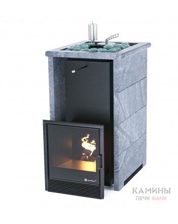 Печь ИзиСтим «СОЧИ» В ТРЕХСТОРОННЕМ КОЖУХЕ С ОТКРЫТЫМ ВЕРХОМ
