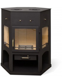 Печь-камин Мета-Бел Енисей с плитой