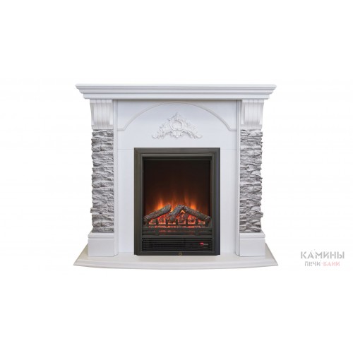 Электрокамин Athena GR WT с очагом Eugene Электрокамин Athena GR WT с очагом Eugene