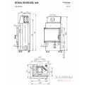 Каминная топка Hoxter ECKA 50/35/45L левосторонняя Каминная топка Hoxter ECKA 50/35/45L левосторонняя