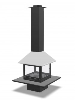 Дровяной камин Traforart Vulcano Central Enclosure