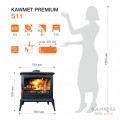 Чугунная печь KAWMET Premium S11 (8,5 кВт) Чугунная печь KAWMET Premium S11 (8,5 кВт)
