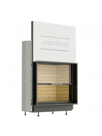 Каминная топка с прямым стеклом FLAT 100/80h