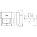 Каминная топка A.caminetti FLAT 90x50 Каминная топка A.caminetti FLAT 90x50