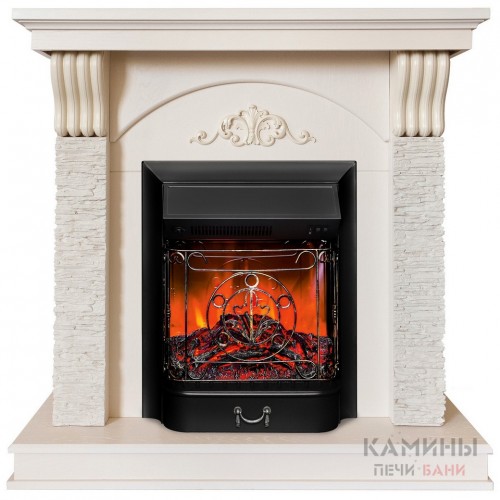 Электрокамин Corfino WT с Majestic Lux BL