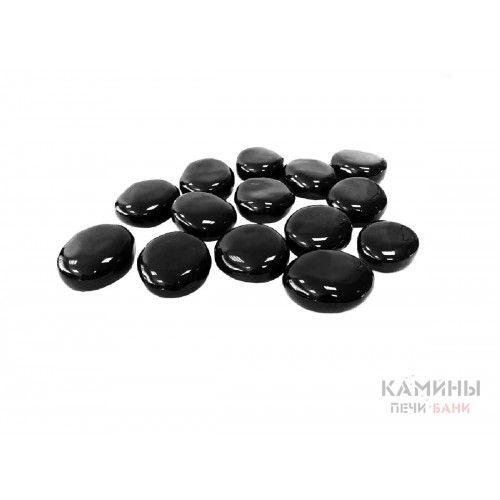 Декоративные керамические камни черные 14 шт (ZeFire) Декоративные керамические камни черные 14 шт (ZeFire)