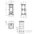 Печь камин La Nordica Emiliana Печь камин La Nordica Emiliana