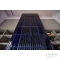 Узкая каминная топка АСТОВ ПС 3865 для дровяного камина в облицовке изразцами из коллекции Президент.