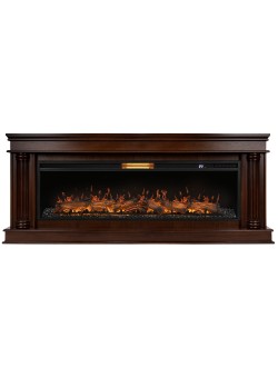 Каминокомплект: Очаг Royal Thermo Aurora RTFP/P-AR60LS, портал Olympia 60 CO, канадский дуб