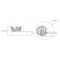 Уличный очаг Traforart Iconic Medium из стали Corten Уличный очаг Traforart Iconic Medium из стали Corten