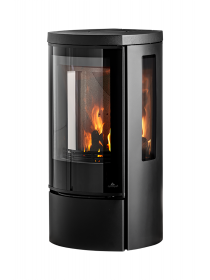 Печь-камин Jydepejsen Cozy Modern Low с боковым стеклом