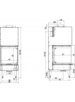 Каминная топка Austroflamm 48x51x51 S3 2.0