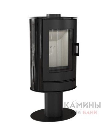 Печь-камин Kratki KOZA/AB/S/N/DR/KAFEL/CZARNY 