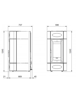 Пеллетный камин Isidora Idro H23 5.0