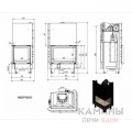 Каминная топка Kratki MBZ/P/BS/G Каминная топка Kratki MBZ/P/BS/G